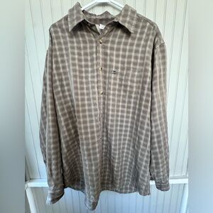 The North Face Men's Checkered Button-Down Shirt - Brown
